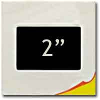 image of a slide in a two inch card mount