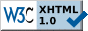 valid XHTML
